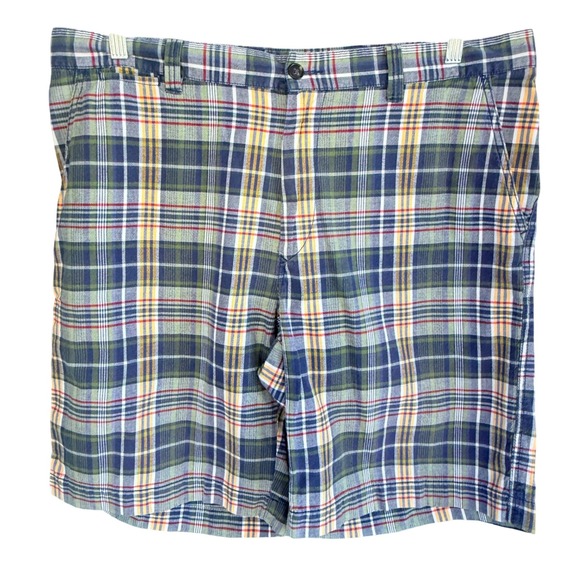 Tommy Hilfiger‎ Plaid Shorts Service Surplus Casual Comfort Size 38 - Picture 1 of 7